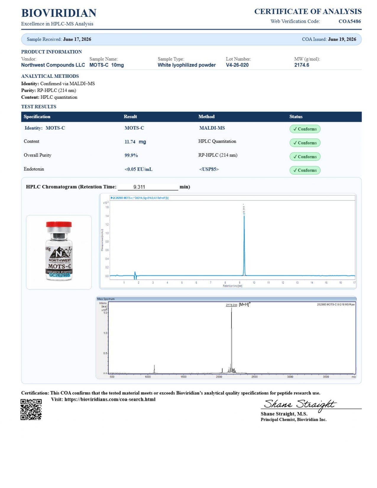 MOTS‑C – 10 mg - Image 2