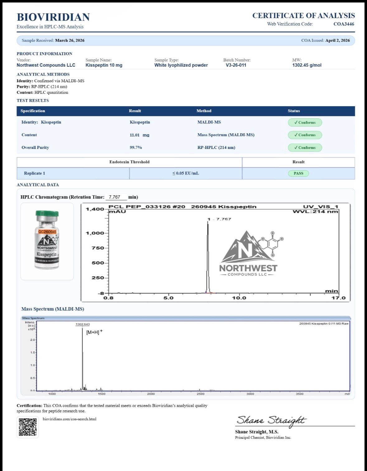 Kisspeptin - 10mg - Image 2